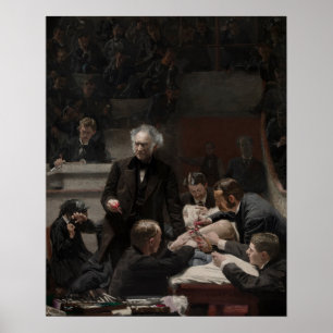 Póster Eakins - Dr. Samuel D. Gross (La clínica Gross)