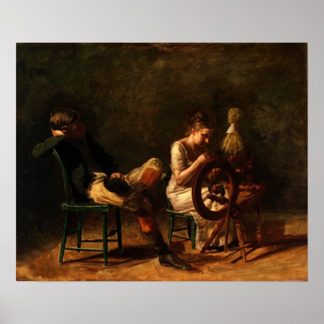 Póster Eakins - El cortejo (Frente)