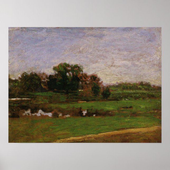 Póster Eakins - Estudio para The Meadows (Frente)