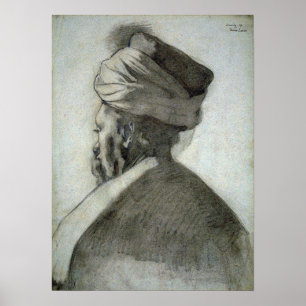 Póster Eakins - Hombre con turbante