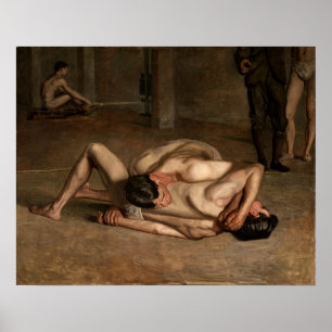 Póster Eakins - Luchadores