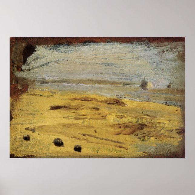 Póster Eakins - Orilla Del Río Delaware, Redes Pesqueras (Frente)