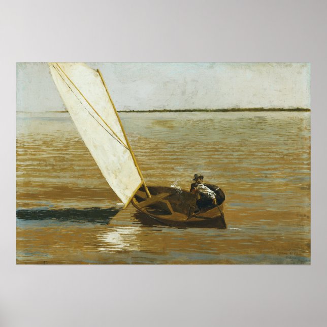 Póster Eakins - Vela (Frente)
