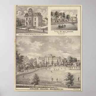 Póster Earlham College, Richmond