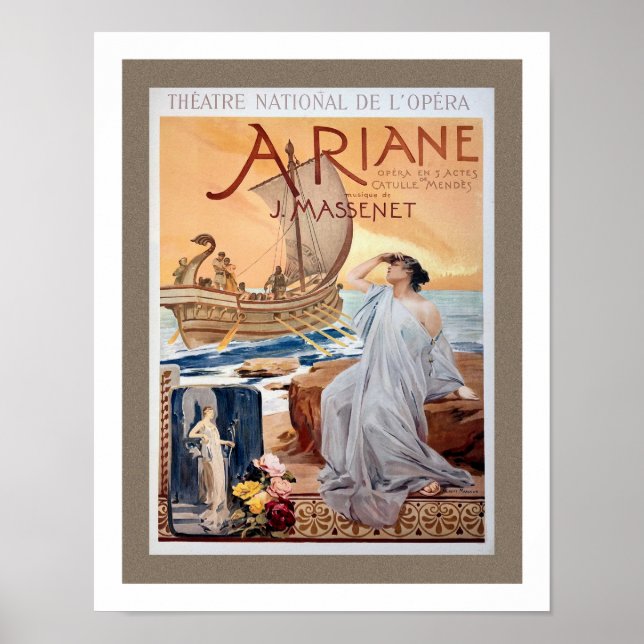 PÓSTER EARLY 'ARIANE' OPERA PRINT (Frente)