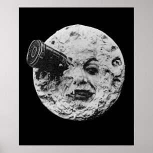 Póster EARLY CINEMA A Trip to the Moon By Georges Melies 