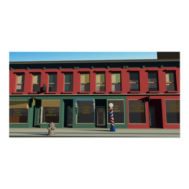 Póster Early Sunday Morning (Anverso)