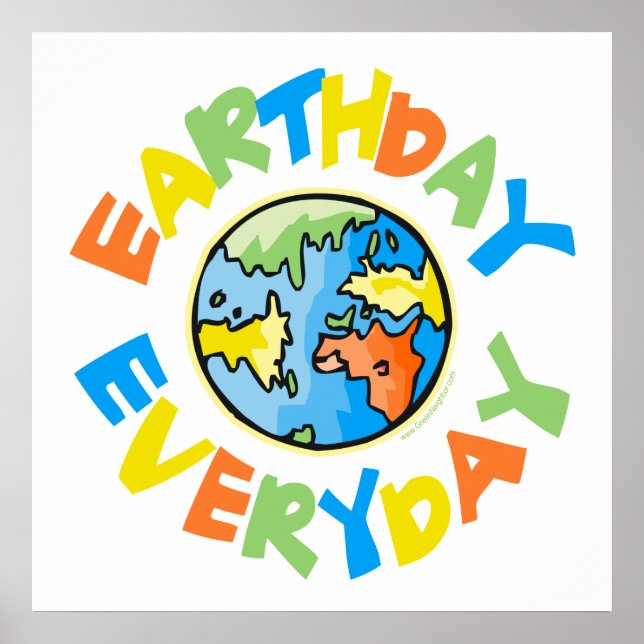 Póster Earth Day (Frente)