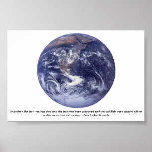 Póster earth poster