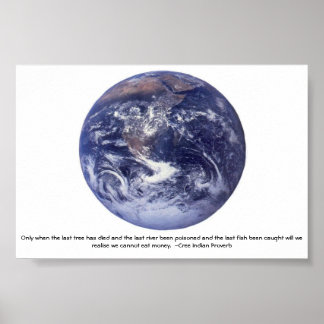 Póster earth poster