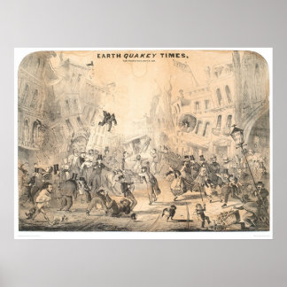 Póster Earth Quakey Times (0785A)