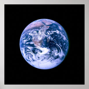 Póster Earth Seen From Space
