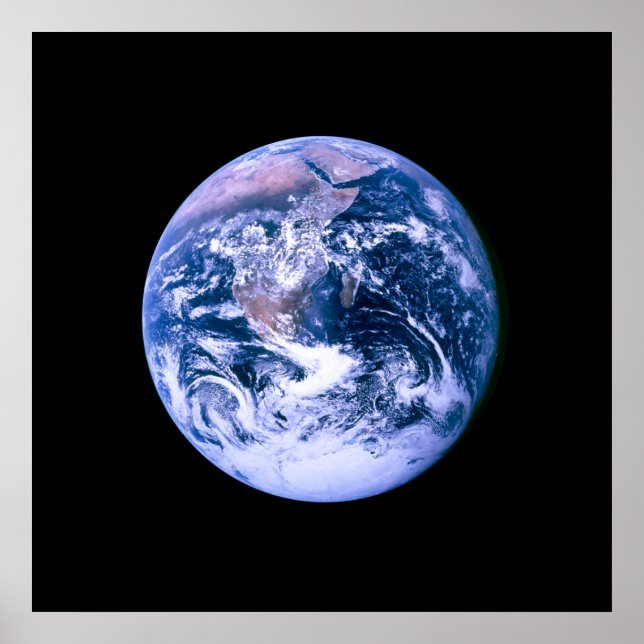 Póster Earth Seen From Space (Frente)