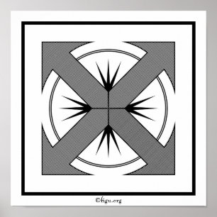 Póster Earth Symbol Poster