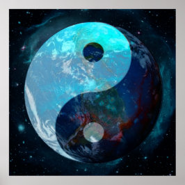 Póster Earth Yin Yang
