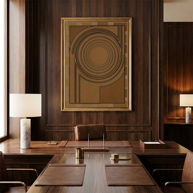 Póster Earthly Vortex: Modern 3D Minimalist Boho Art (Subido por el creador)