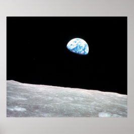 Póster Earthrise - La perspectiva lunar
