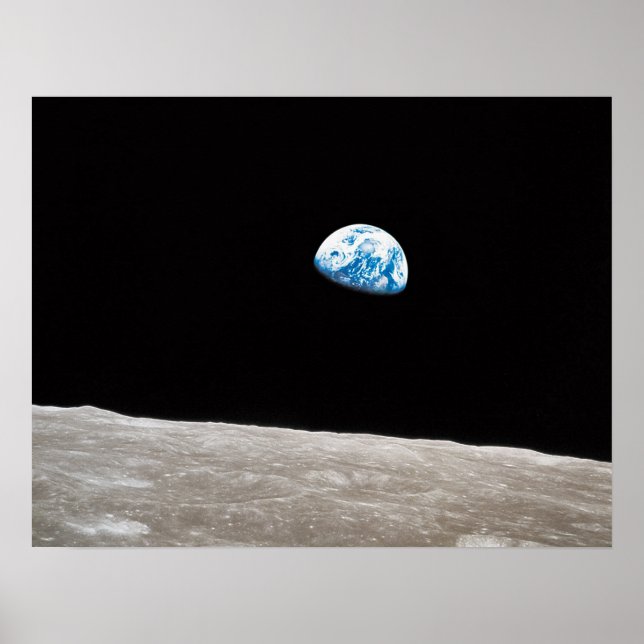 Póster Earthrise William Anders (Frente)