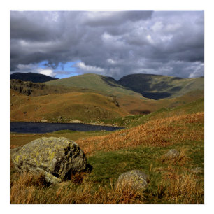 Póster Easedale Tarn Cumbria England