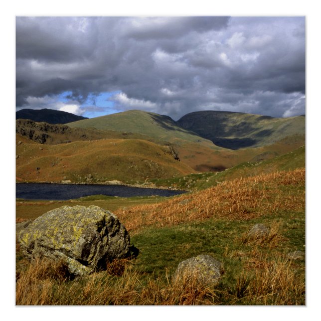 Póster Easedale Tarn Cumbria England (Anverso)