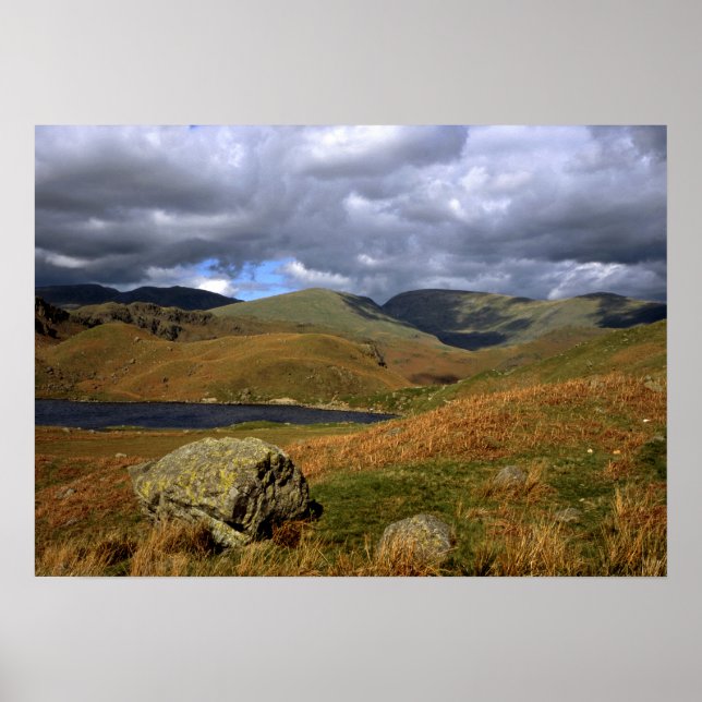 Póster Easedale Tarn Cumbria England (Frente)