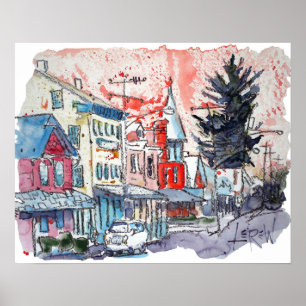 Póster "East Berlin Happy" de Larry Lerew 170420