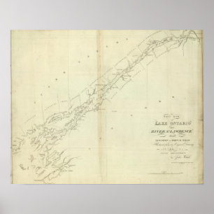 Póster EaSt. Fin del lago Ontario y río San Lorenzo