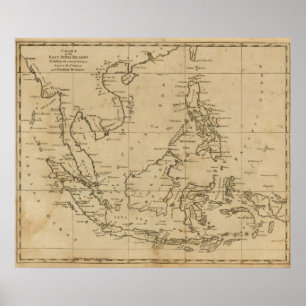 Póster East India Islands