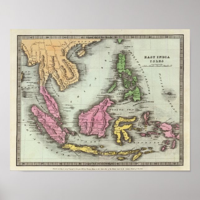 Póster East India Isles 2 (Frente)