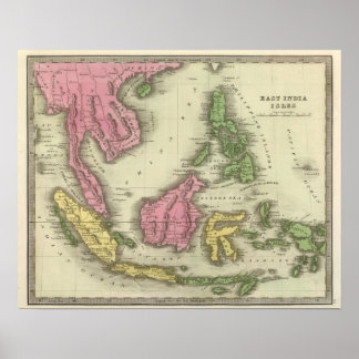 Póster East Indian Isles