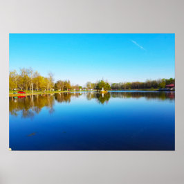Póster East Side Lake Reflection