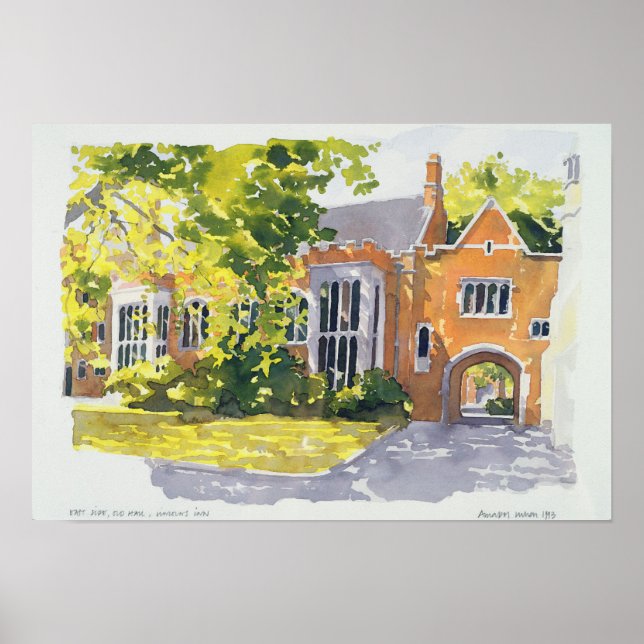 Póster East Side Old Hall Lincoln's Inn 1983 (Frente)