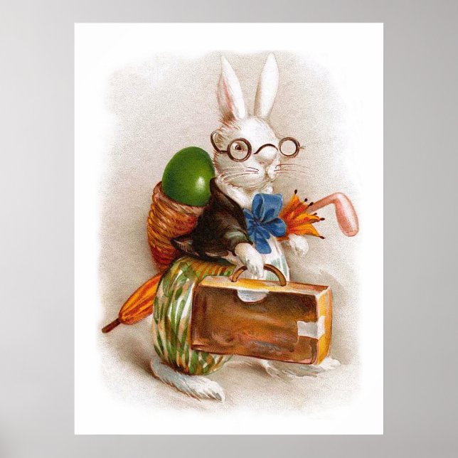 Póster Easter Bunny en Tour (Frente)