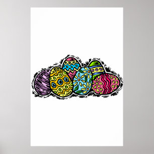 Póster Easter Eggs