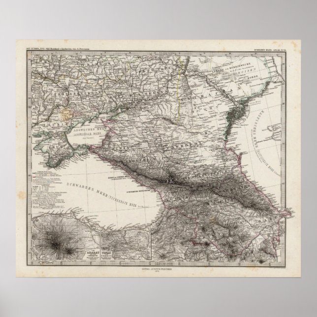 Póster Eastern Europe, Russia, Turkey (Frente)