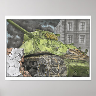 Póster Easy Eight Sherman