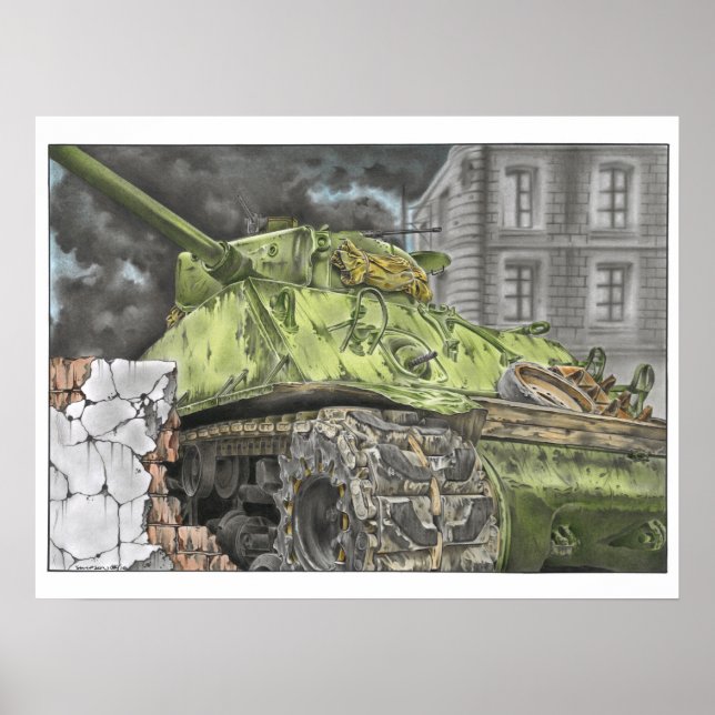 Póster Easy Eight Sherman (Frente)