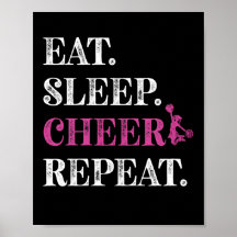 Eat Sleep CheerLeader Repita