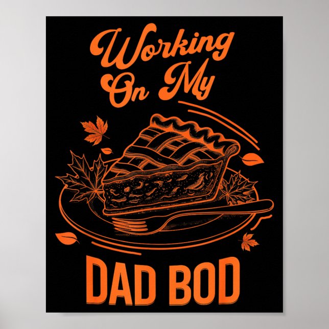 Póster Eating For Two Thanksgiving Couples Pregnancy Anno (Frente)