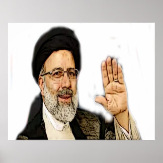 Póster Ebrahim Raisi