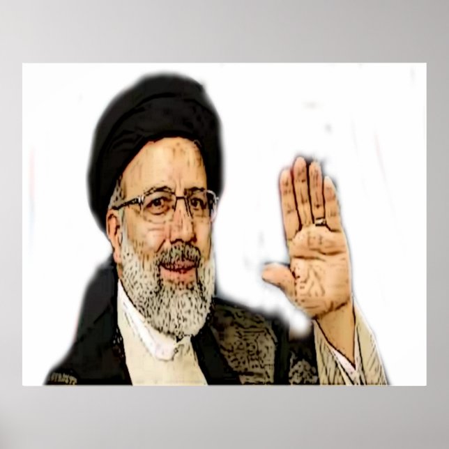 Póster Ebrahim Raisi (Frente)
