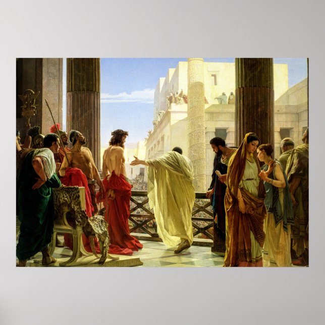 Póster Ecce Homo, 1871 por Antonio Ciseri (Frente)