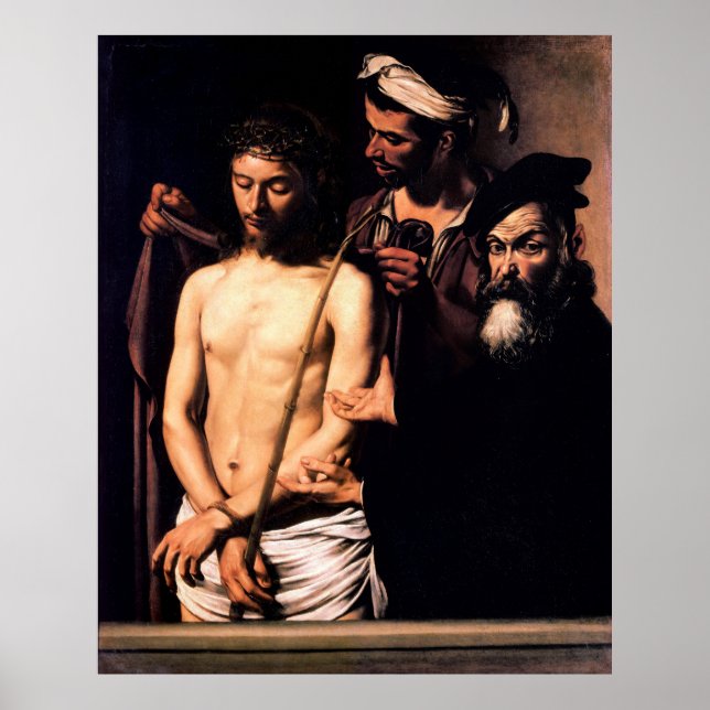 Póster Ecce Homo de Caravaggio (1605) (Frente)