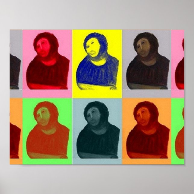 Póster Ecce Homo - Estilo Pop Art (Frente)