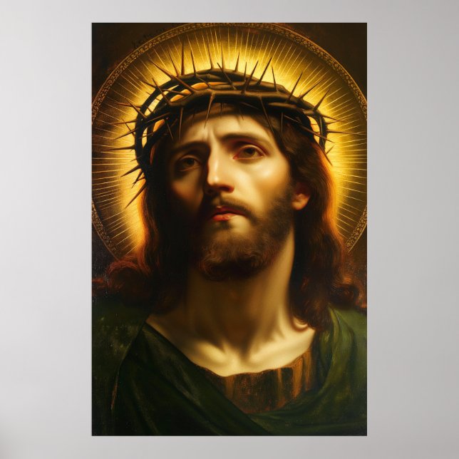 Póster Ecce Homo | Jesus Christ with Crown of Thorns (Frente)
