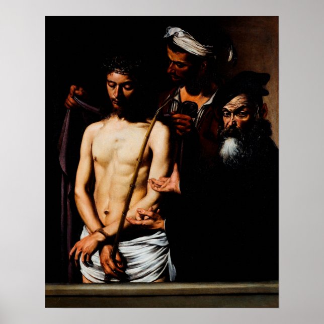 Póster Ecce Homo por Caravaggio (Frente)