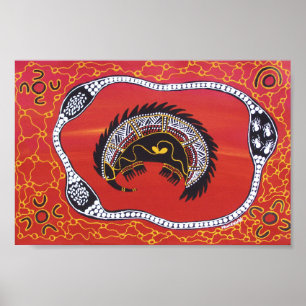 Póster Echidna Dreaming Poster by Mundara