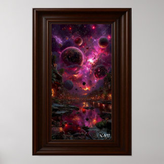 Póster Echoes of a Shattered Universe