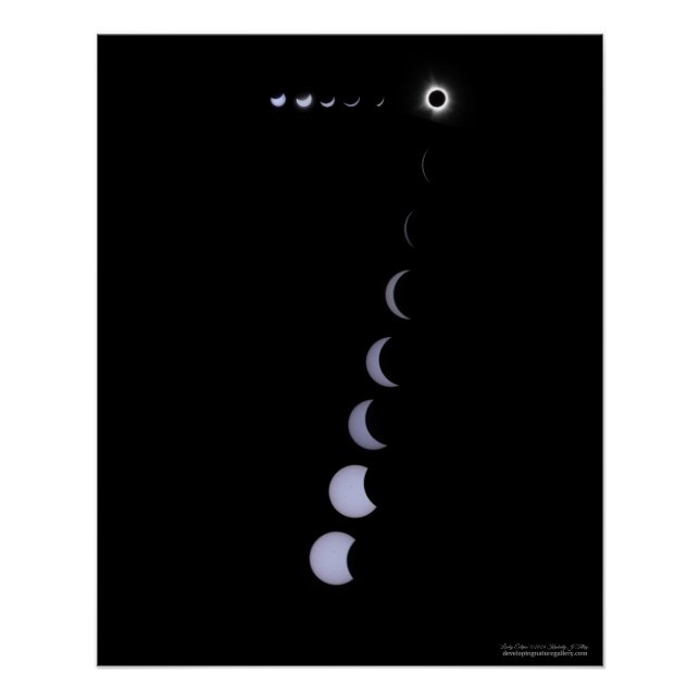 Póster Eclipse afortunado (Anverso)