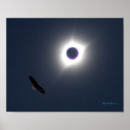 Póster Eclipse americano 21 de agosto de 2017